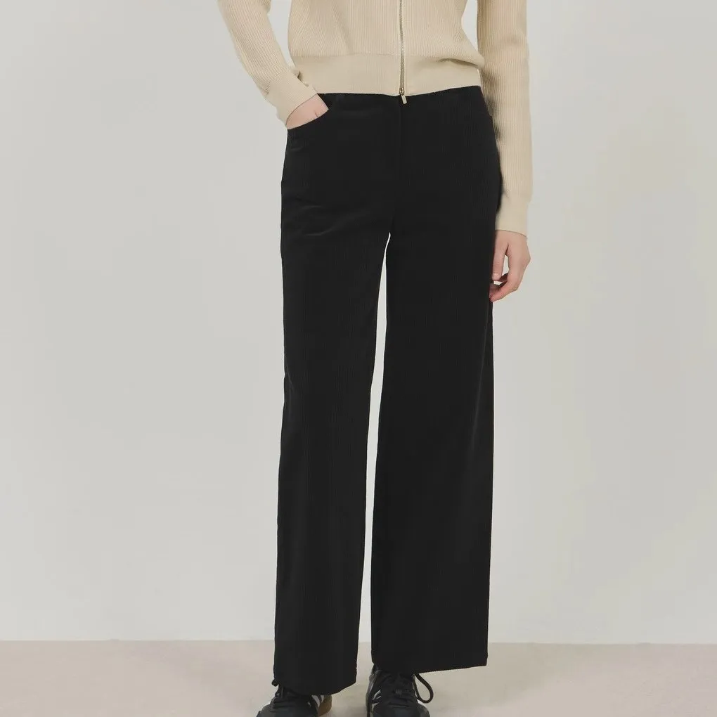 

Mimifa ZC, оригинальные осенне-зимние вельветовые широкие брюки, брюки прямого кроя, универсальные свободные брюки, облегающая версия для женщин