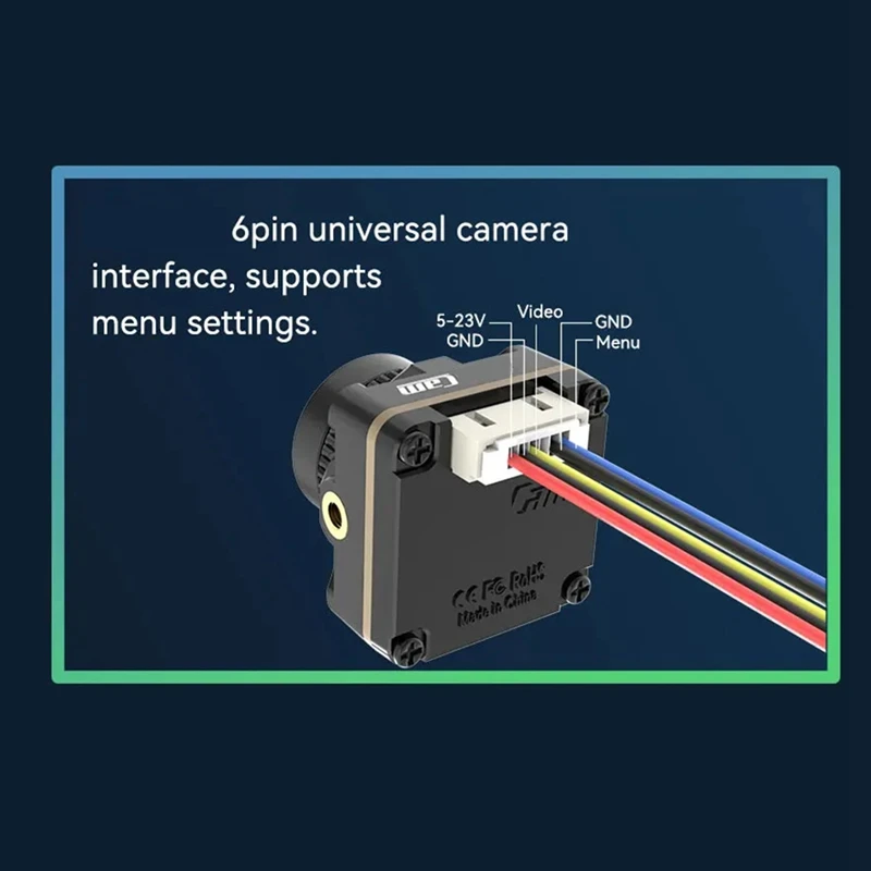 สำหรับ runcam robin 3 1200TVL กล้อง FPV 1/3นิ้ว CMOS สำหรับ RC สำหรับแข่ง FPV โดรนสี่ใบพัดอุปกรณ์เสริมสำหรับเปลี่ยนรุ่น1ชิ้น