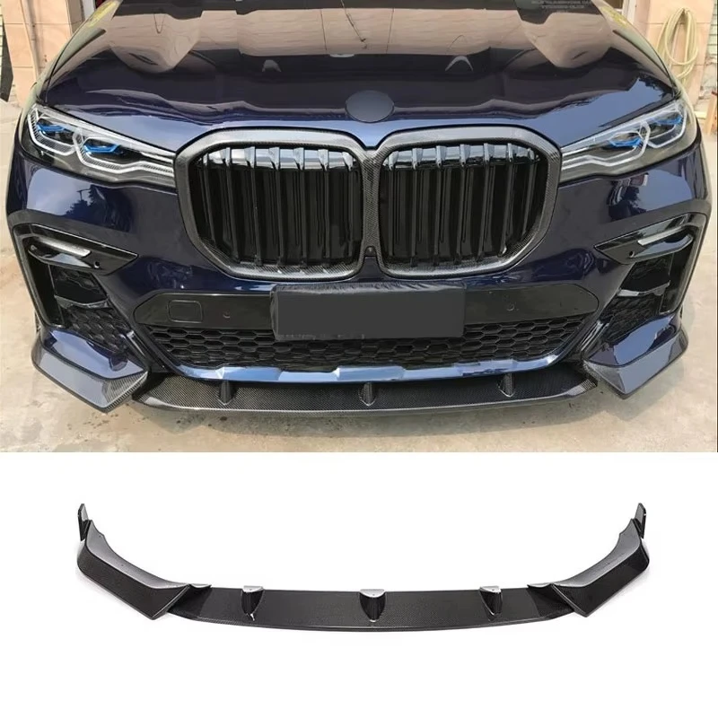 

Carbon Fiber Car Front Bumper Lip Spoiler for BMW X7 G07 2019-2022