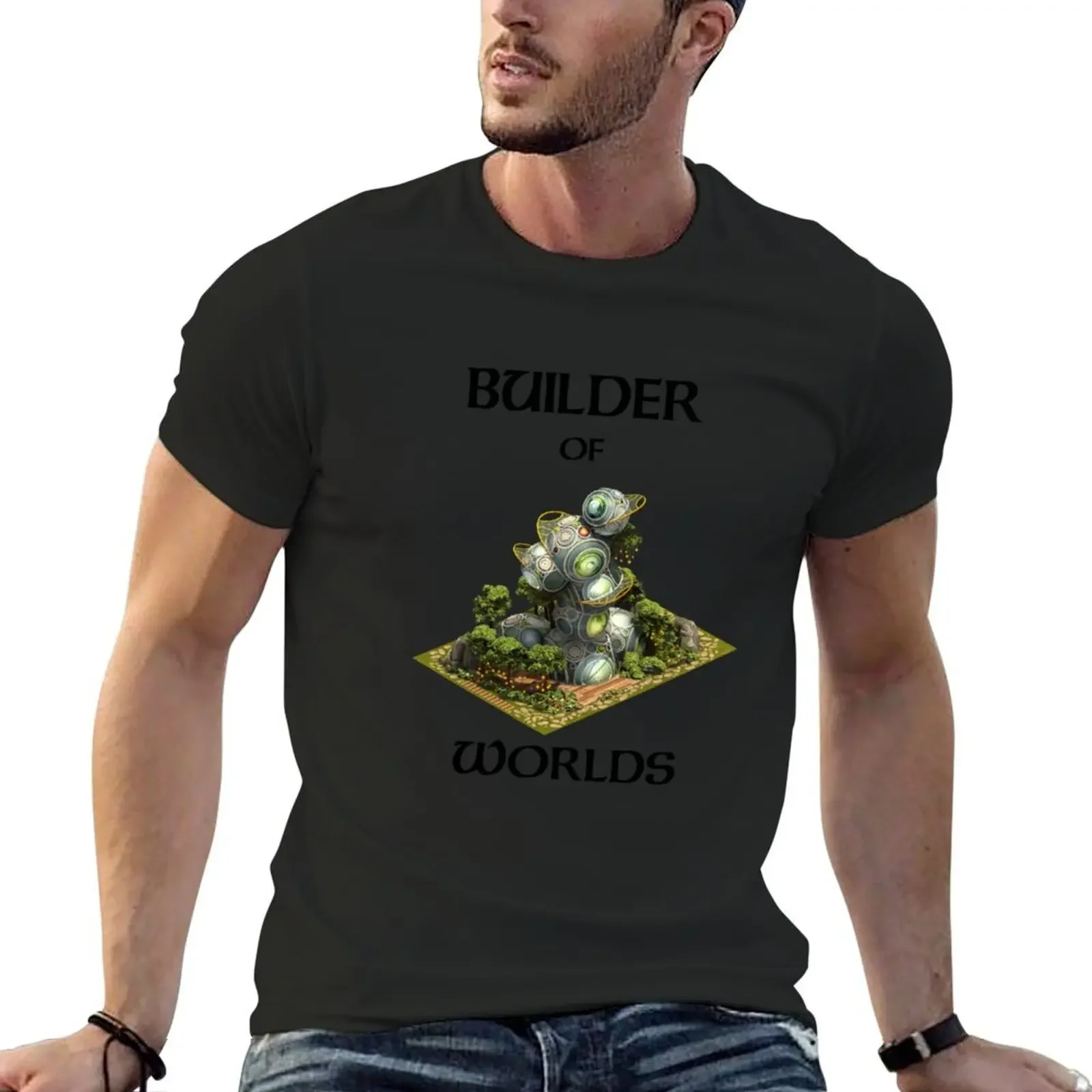 Builder of Worlds T-Shirt Blouse kawaii clothes sweat fitted t shirts for men