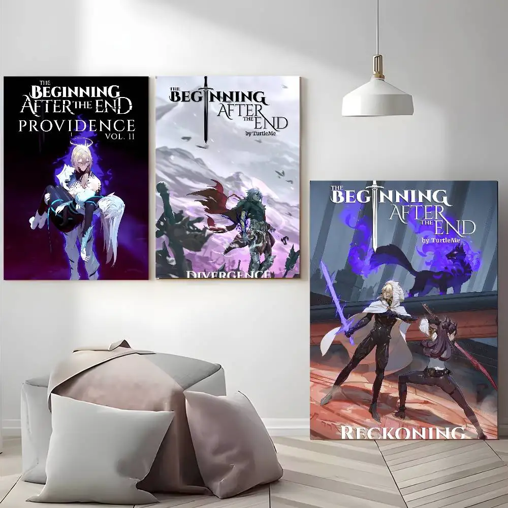 ملصق Anime The B-Beginning بعد النهاية، ملصقات ذاتية اللصق مناسبة لأي سطح جدار مقاوم للماء والرطوبة