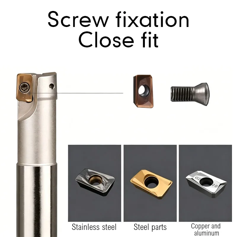 BAP300R Indexable Milling Cutter Roughing Right Angle Tool Holder for APMT1135 C10 C12 C15 C20 C25 Lathe Milling Cutter