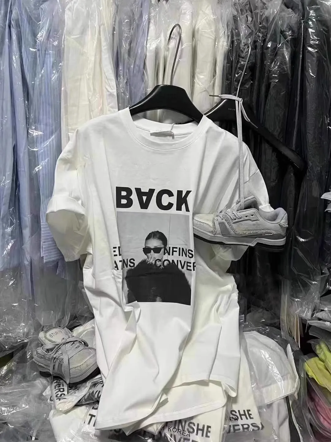 

plus Size 300 Pou Character Print ort Sve T-irt Women's Summer Loose round Ne Top Korean Sle Cotton Creative