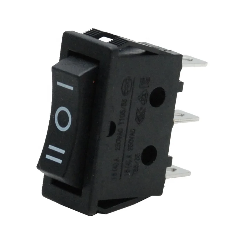 12 volt on off on 5v 12v 3pins momentary  t105/55 rocker switch