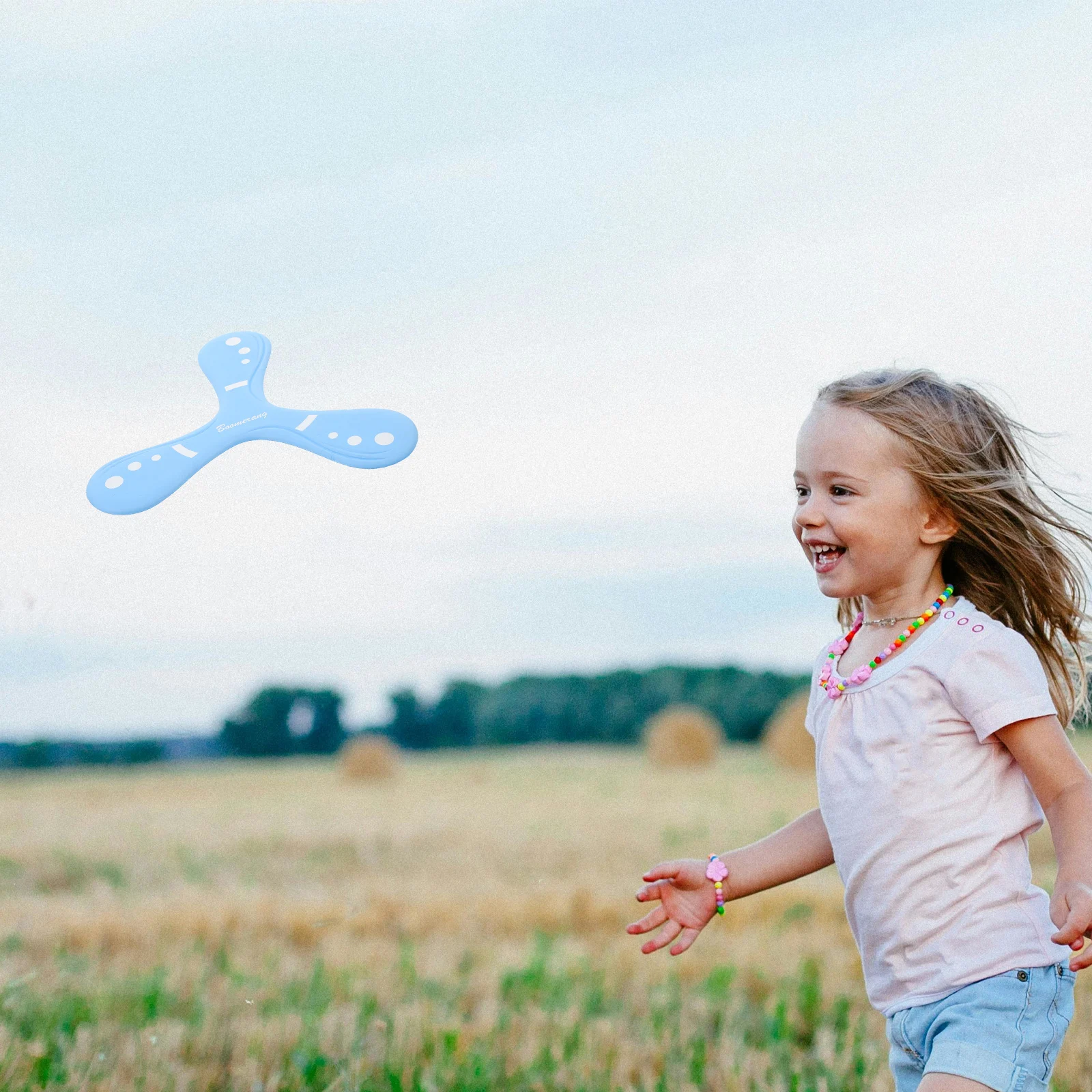 

EVA Boomerang Durable Soft Flying Disc Outdoor Fun Throw Catch Toy Kids Beach Sports Recreation Professional Toy