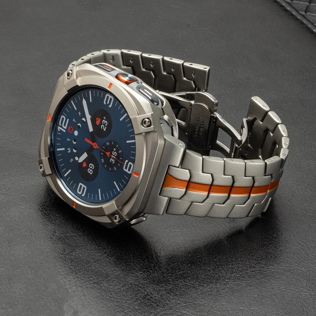 Stahlarmband+Gehäuse für Samsung Galaxy Watch Ultra 2025 47mm Legierungs-Bumper-Cover für Galaxy Watch 7Ultra 47mm Luxus-Herrenarmband Correa – Detail 4