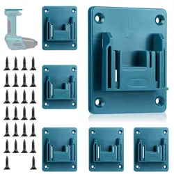 Pack Power Tool Battery Mount Holder 2 in 1 Stand For Makita/ / 18V Battery Tool Storage Rack Bracket case