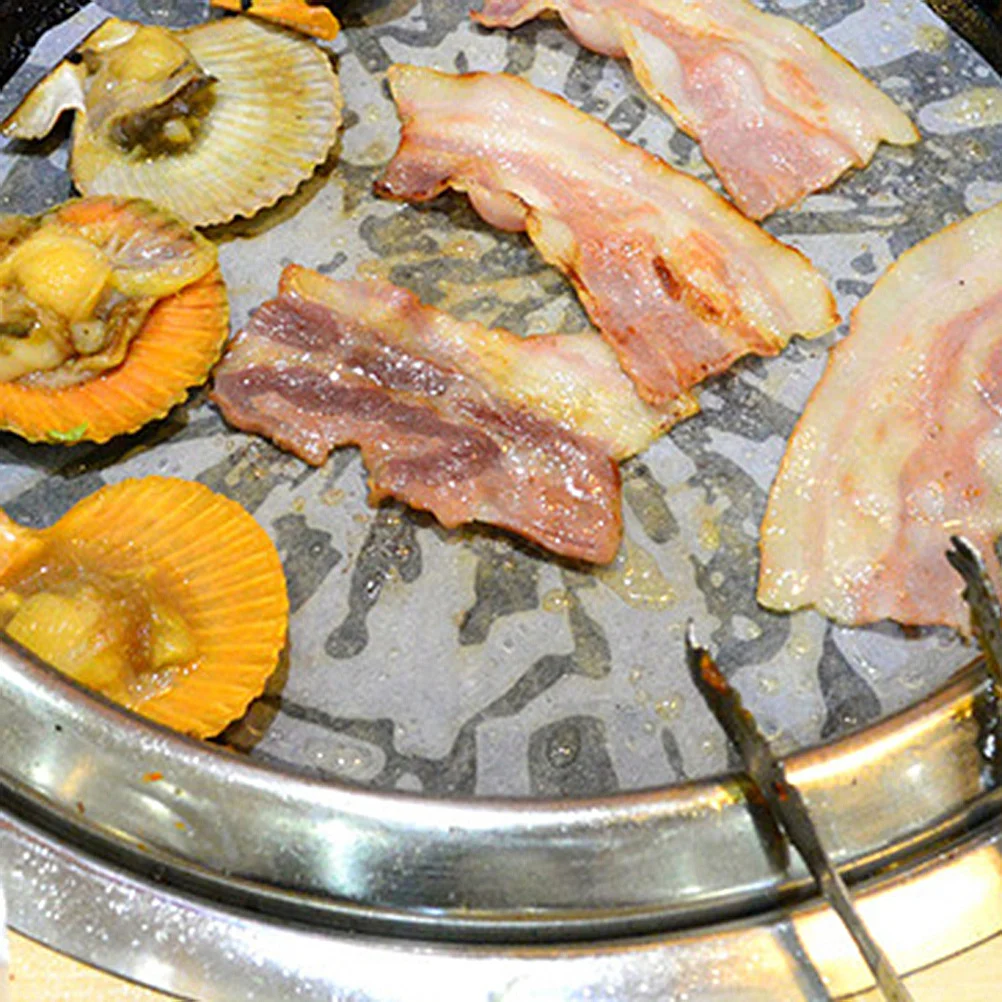 

100 шт. 7,5-дюймовая круглая бумага для барбекю, антипригарные пергаментные листы для выпечки, безопасные для приготовления пищи на пару, водонепроницаемые маслостойкие улучшения