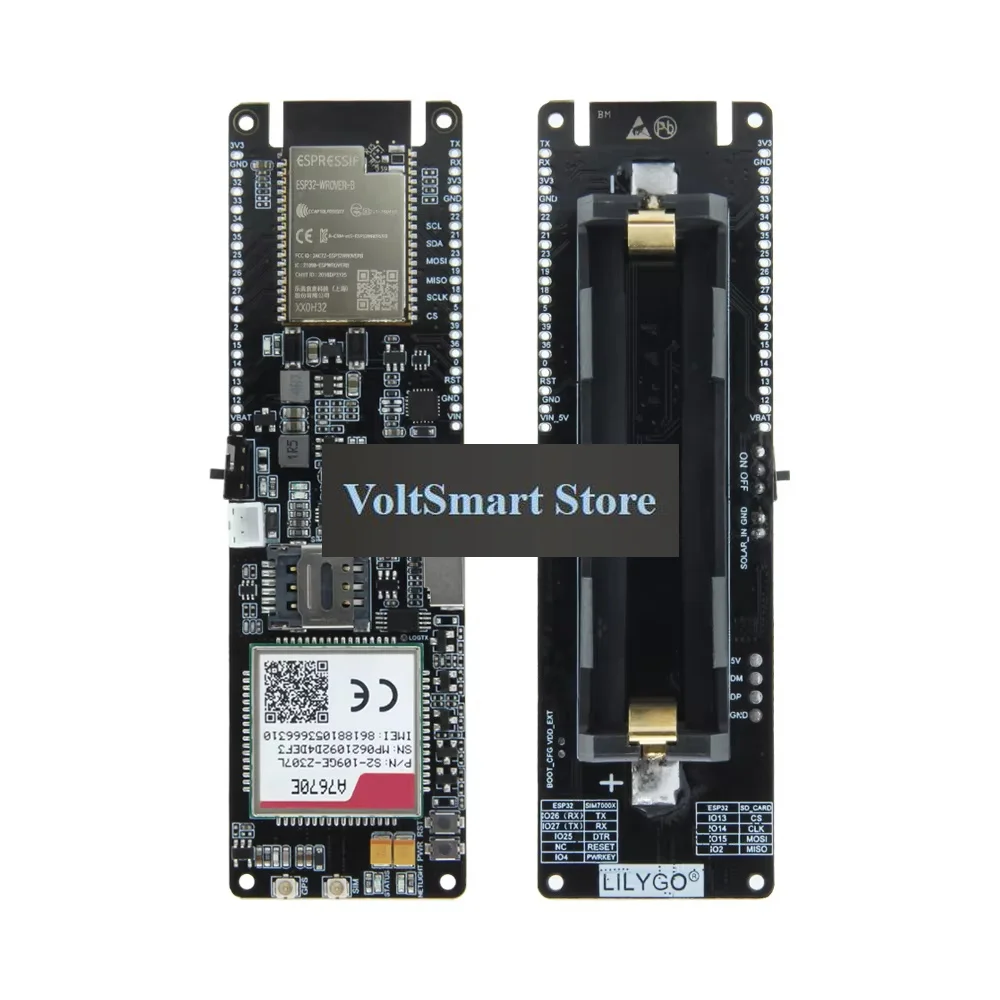 VoltSESP32-WROVER-B A7670E A7670SA A7670G LTE Cat1 Module Development Board With GPS LTE 4G FPC Antenna TF Card GSM GPRS EDGE