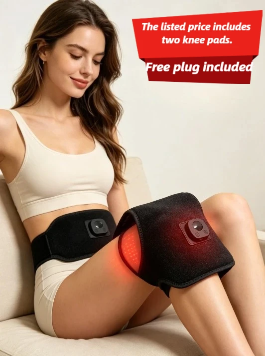 660nm & 850nm Red Infrared Light Therapy Belt – LED Pain Relief Pad for Waist, Back, Knees, Abdomen, Wrists, Joints & Muscles