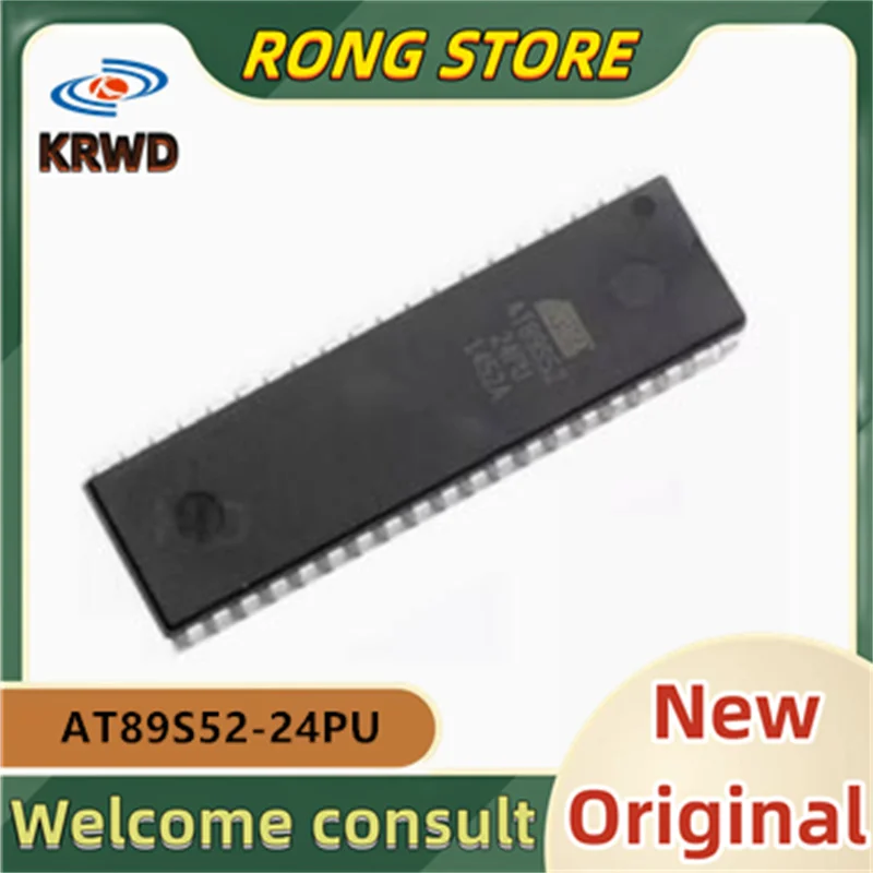 

5PCS AT89S52-24PU New and Original Chip IC DIP40 AT89S52-24P AT89S52-24 AT89S52