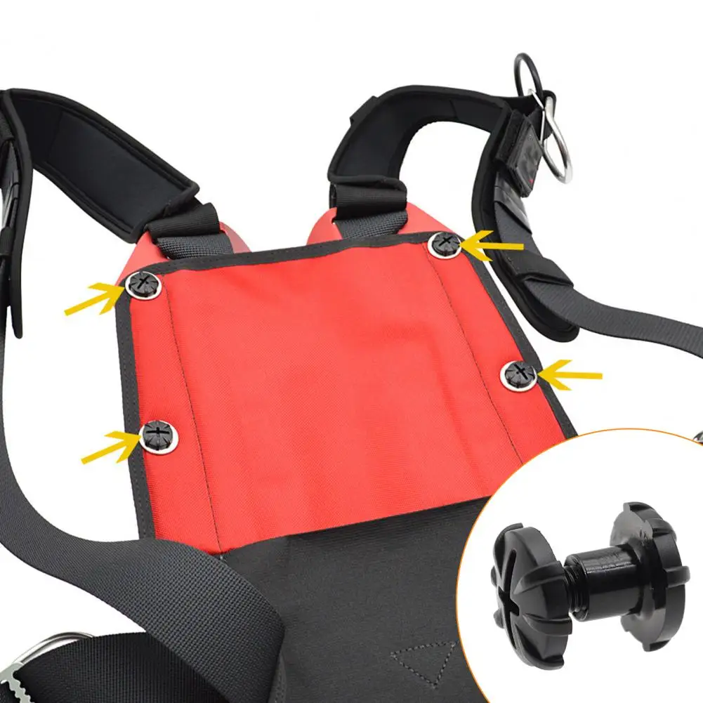 

Mini Screws Safe to Use Screws Dive Hardware Accessory Set Backplate Book Screws Soft Harness Mounting for Diving for Divers
