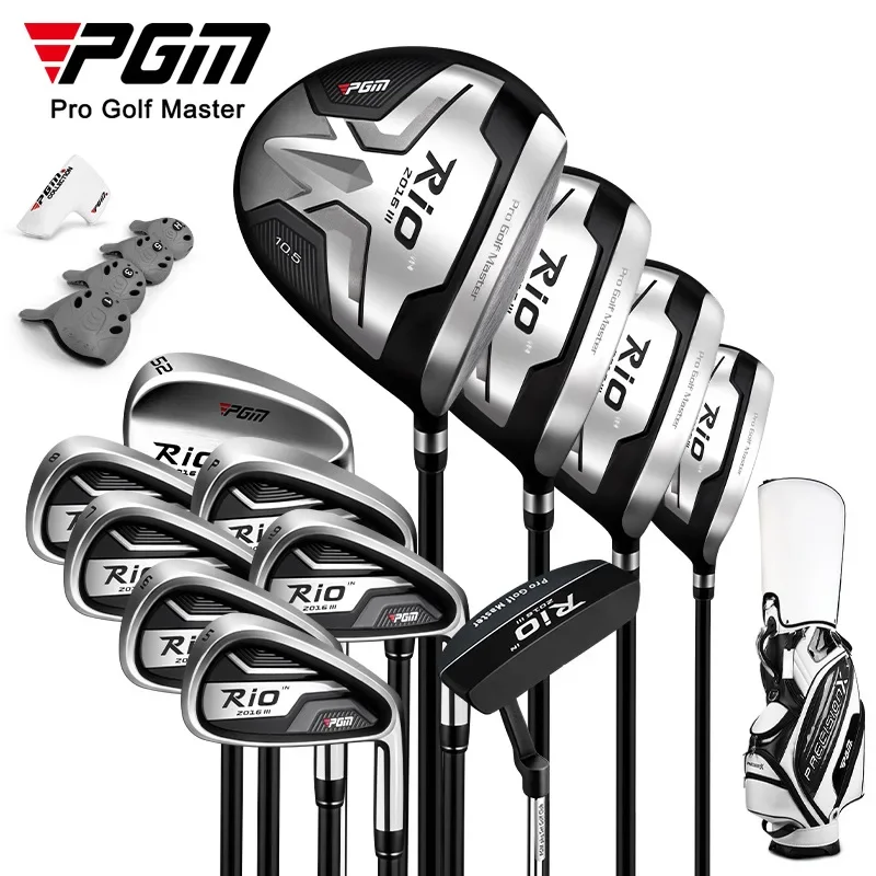 PGM 12 Men Golf Clubs Complete Sets with Golf Bags Putter Iron Set Golf Club Complete Set MTG040