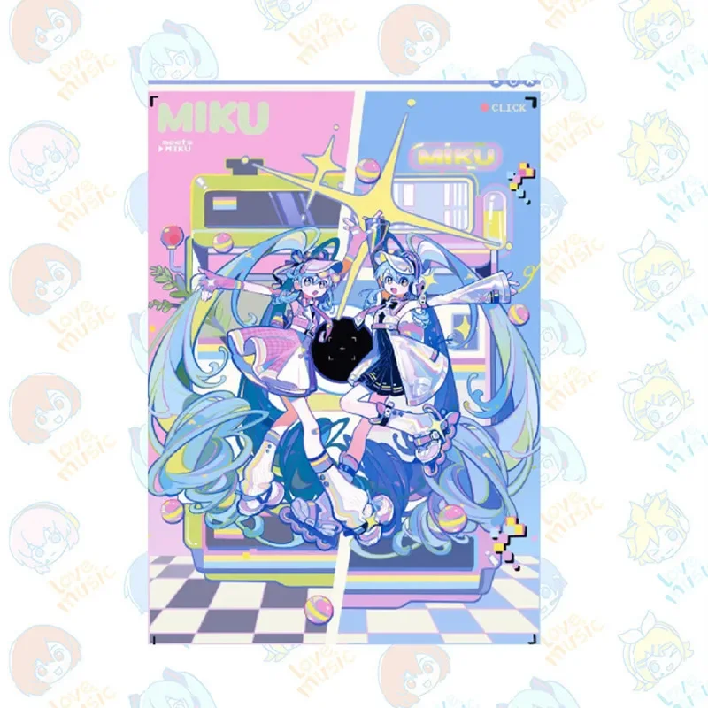 KAYOU Hatsune Miku Card Anime Symphony of Youth First Sight Bag Birthday Music Collectible Cards Book Children Toy Gifts Box