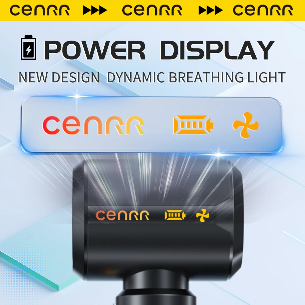 CENRR New LED Power Display Car Vacuum Cleaner 7500mAh Wireless Mini Powerful Portable HandHeld Car Cleaner Gift Lamp Air Gun