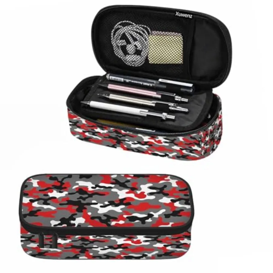 

Pencil Holder Bag Modern Classic Pattern Pencil Case College Office School for Teens Boy Girl