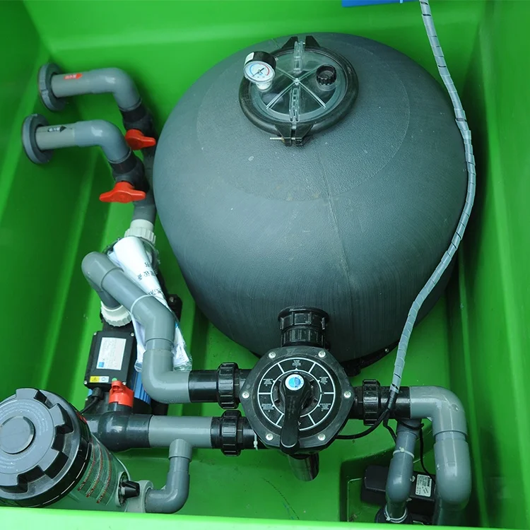 Fiberglass Pool Filtration System Integrated Pool Sand Filter with Pump