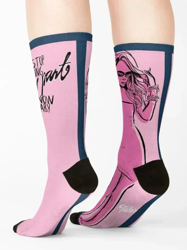The Diva, Mimi Stop Singing My Part, Now Baby illustrated Socks with print Wholesale Stockings summer Boy Socks Women's
