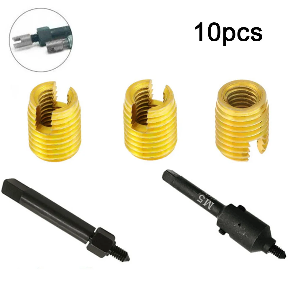 Thread Reducer Thread Adapter Thread Adapter Internal and External Thread Nut Screw Set 10 Pack High Carbon Steel