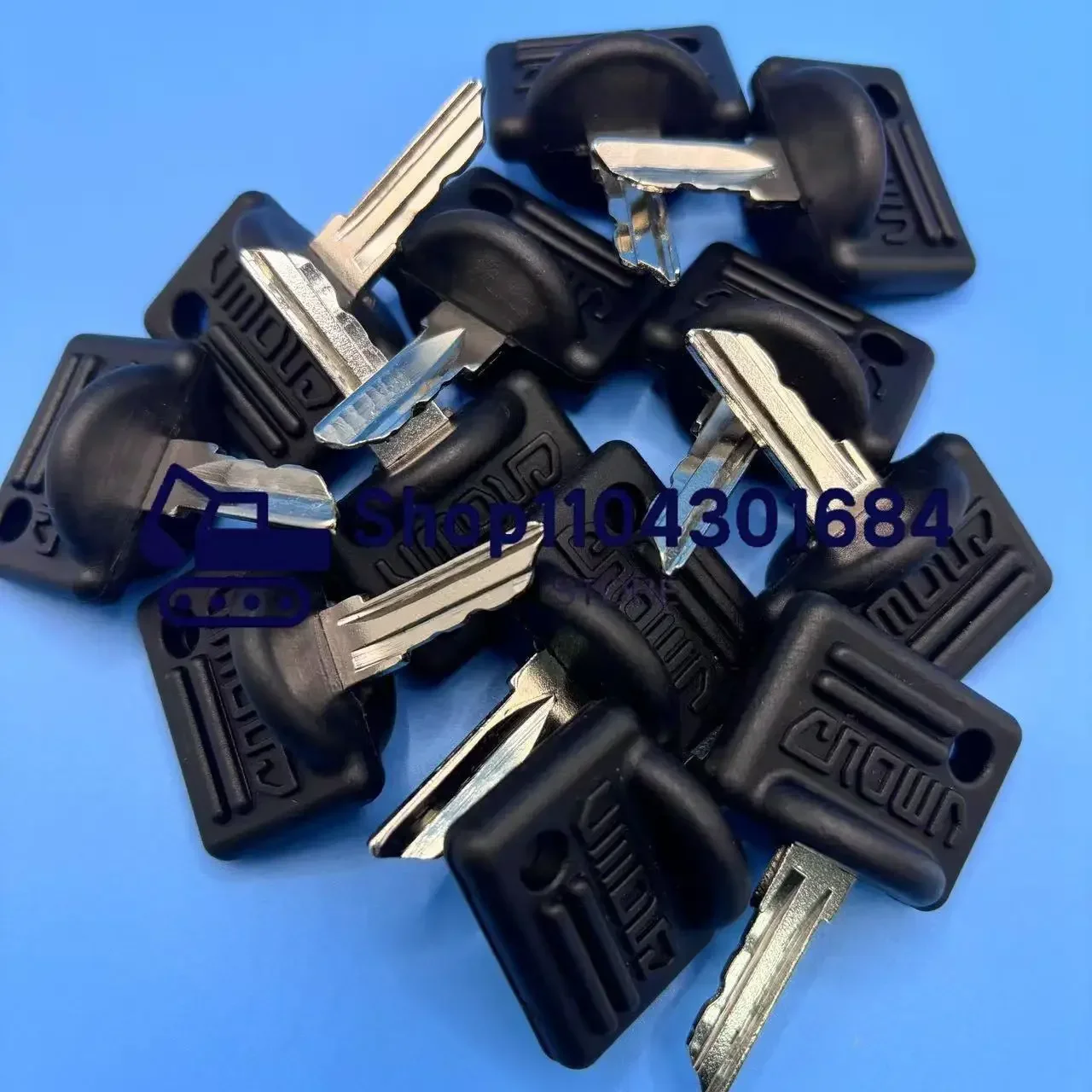 10PCS 107151-001 REPLACEMENT KEY with Key Chain FOR CROWN PE 3000 SERIES