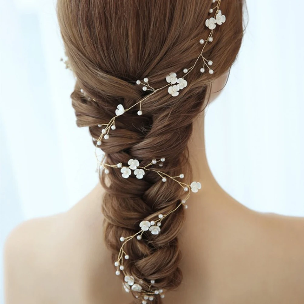 

Wedding Headpiece Cm Pearl Wedding Headpiece Flower Hair Accessories Bridal Headdress Shell Elegant Versatile Durability