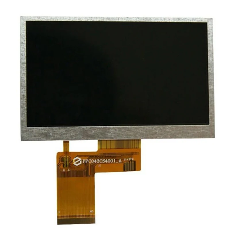 Universal 4.3 Inch TFT LCD Screen Display 40 Pins HD 480*272 Repair Replacement Monitor for Car Vehicle