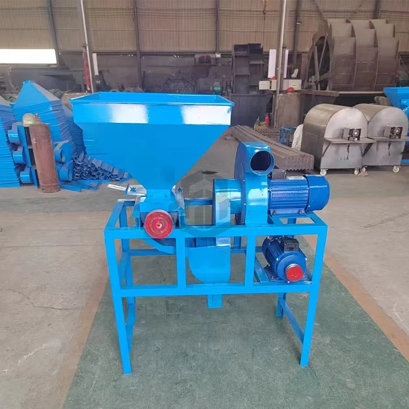 Small vertical oil tea fruit huller, fully automatic clear tea seed huller, wet and dry dual-use for raw tea seeds