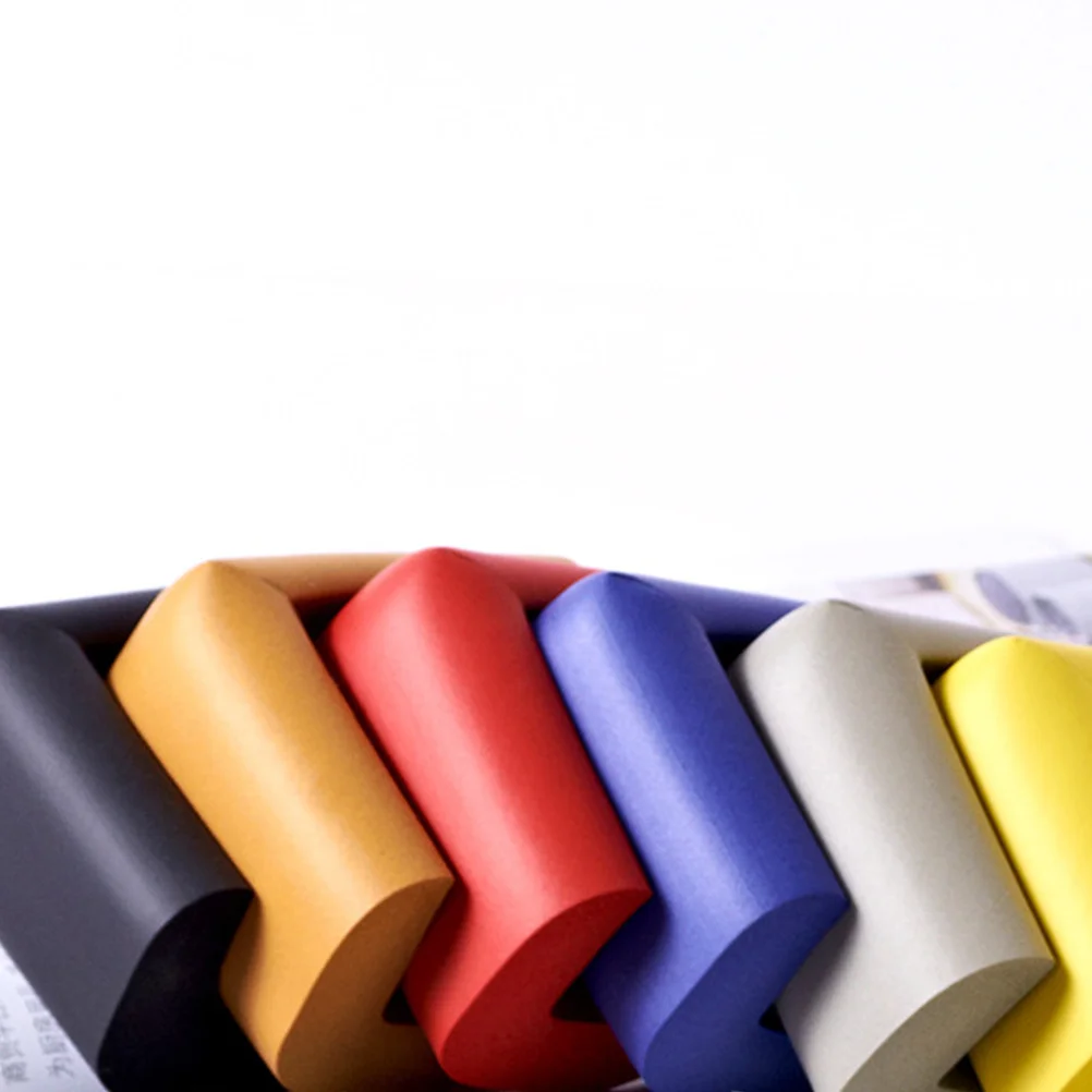 حماية ضد الاصطدام للأطفال، شريط أسود متين، أداة أمان من مادة Nbr قابلة للتصادم، حواف زاوية للأثاث الداخلي المنزلي