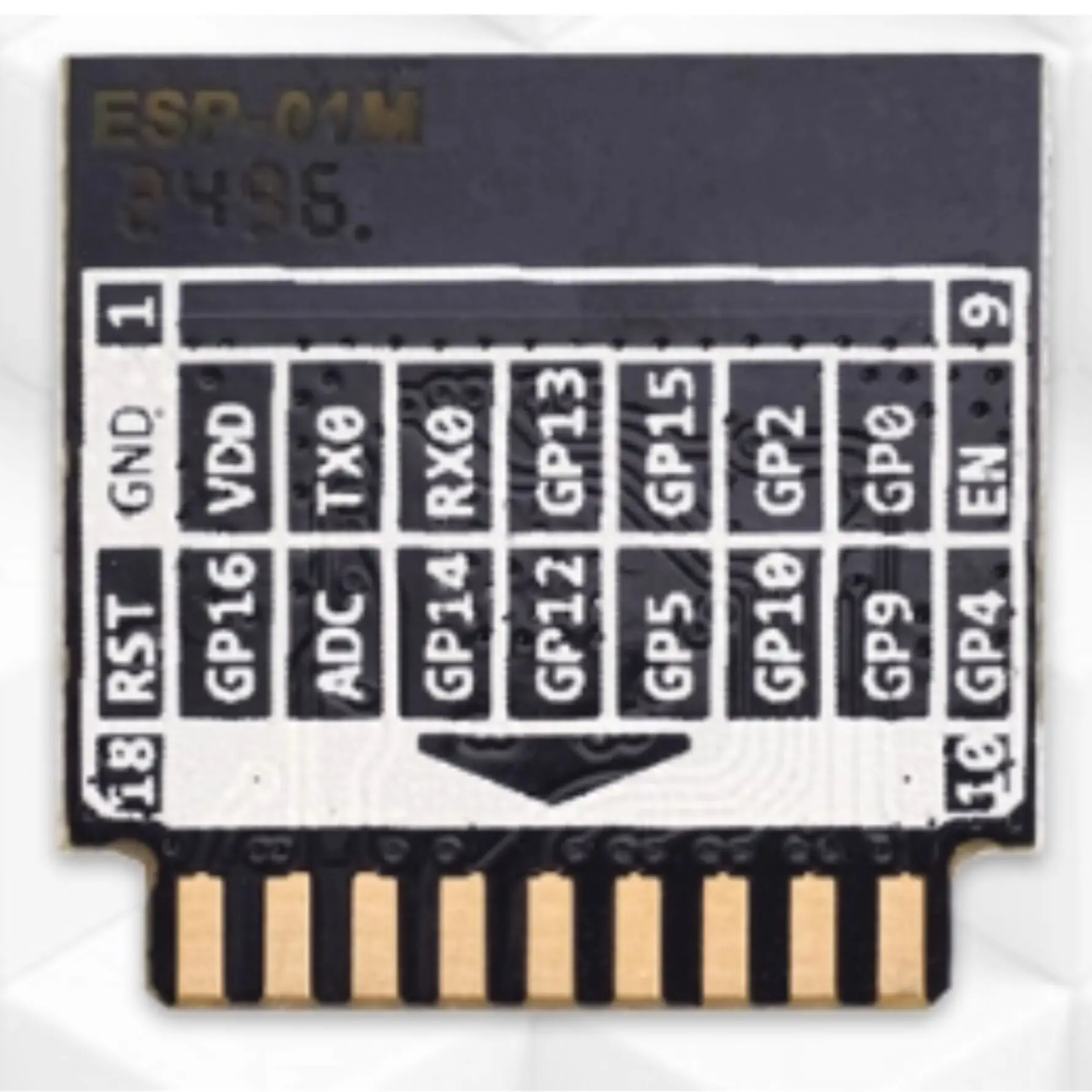 ESP-01M WiFi Module, ESP8285 UART-to-WiFi Wireless Wide-Temperature Module