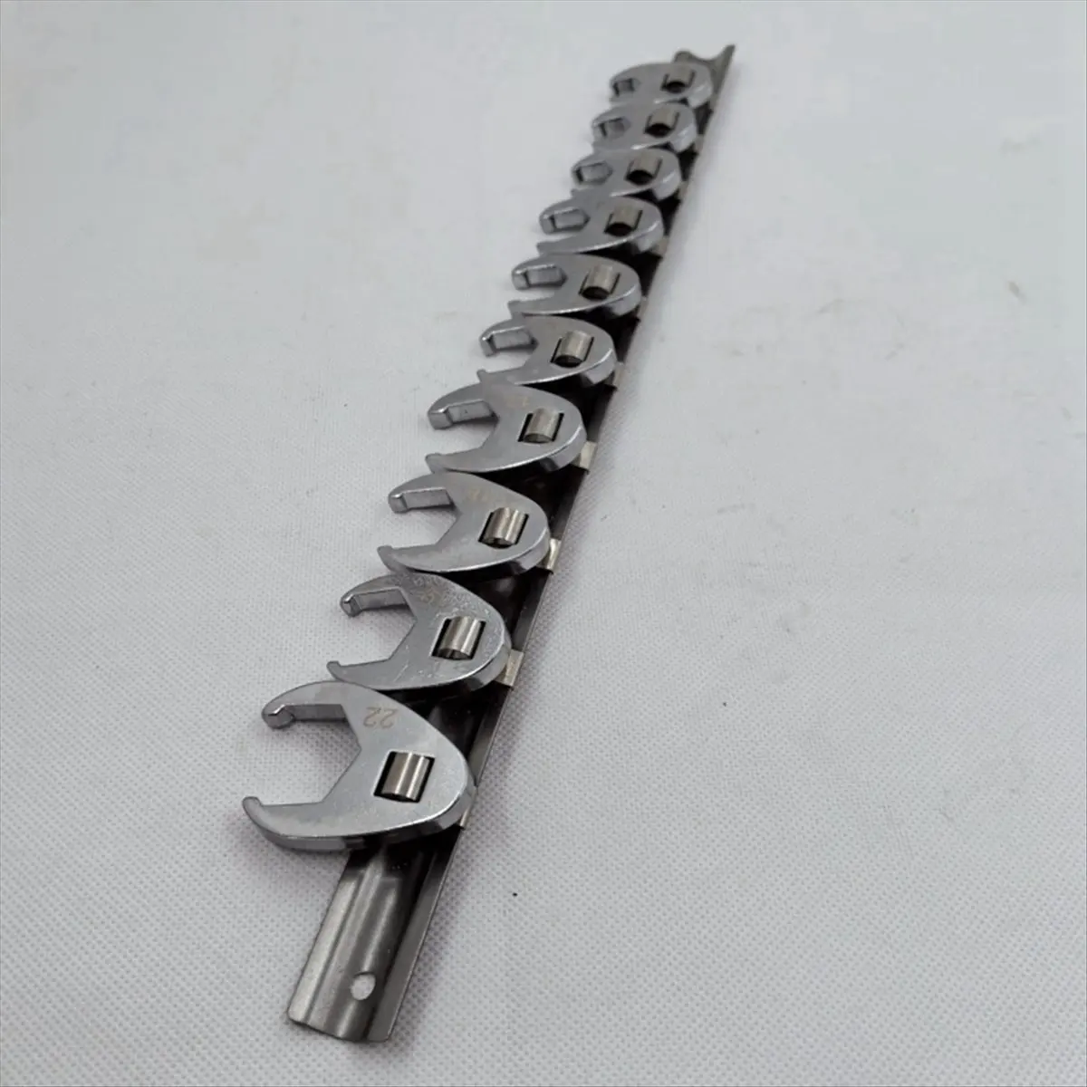 SALE AA63 10PCS Hand Tool Individual 3/8 Inch Drive Flare Nut Wrenches Fully Polished 10-22mm for Torque Wrench Keys Set