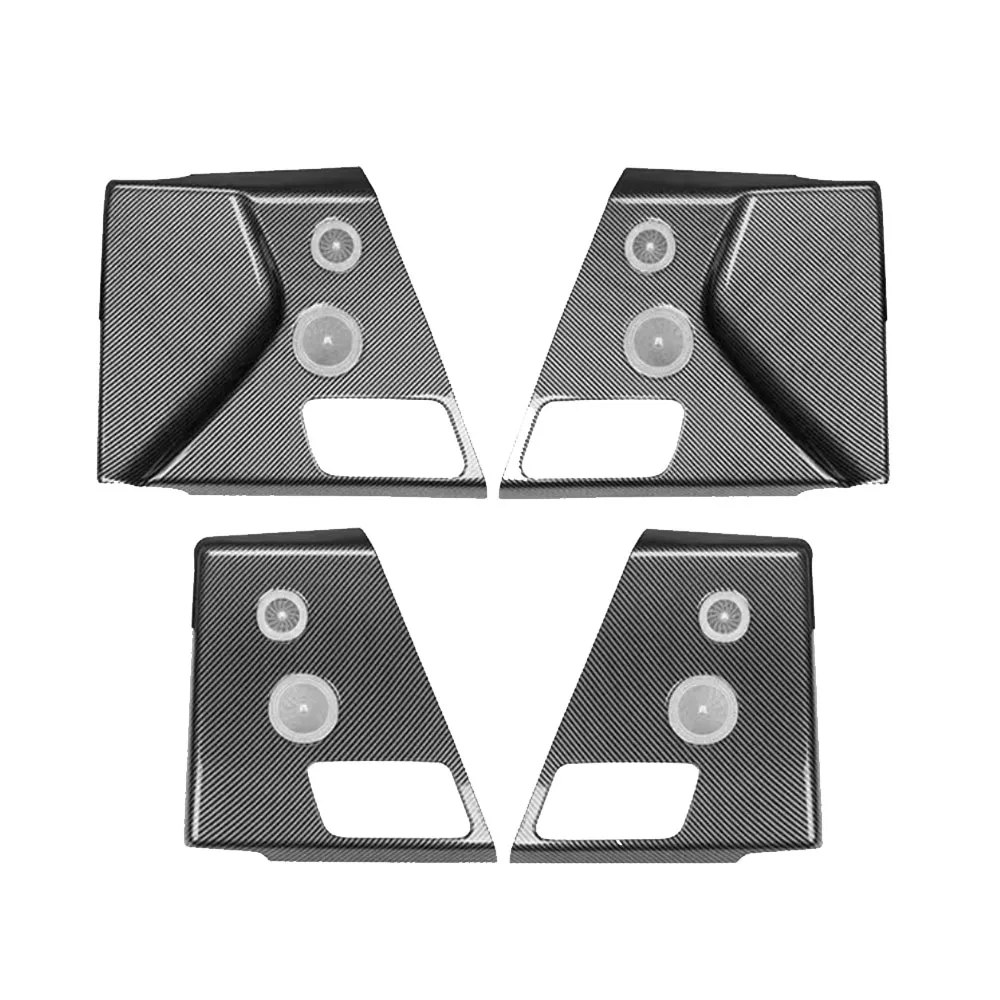 Full Coverage Inner Handle Decor Plate Carbon Fiber Pattern Anti Wear Sticker Fit Chery ICAR V27 2026-2027