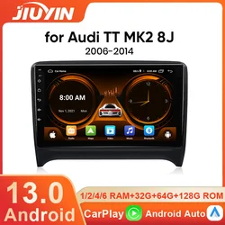 for Audi TT MK2 8J 2006 2007 - 2014 Car Radio Video Multimedia Player Android Touch Screen Audio DSP Stereo WiFi GPS Navigation