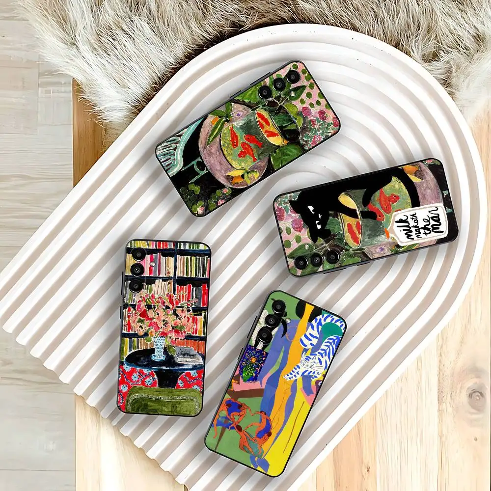 H-Henri M-Matisse Art PaI Phone Case Silicone Soft For Samsung  Galaxy A73,31,32,72,41,53,52,71,22,5G,Note,J7,8,9