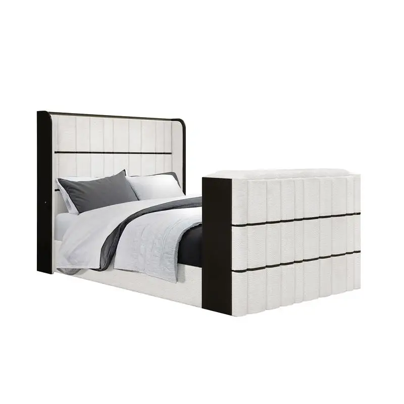 Black Queen Bed Wit… - image