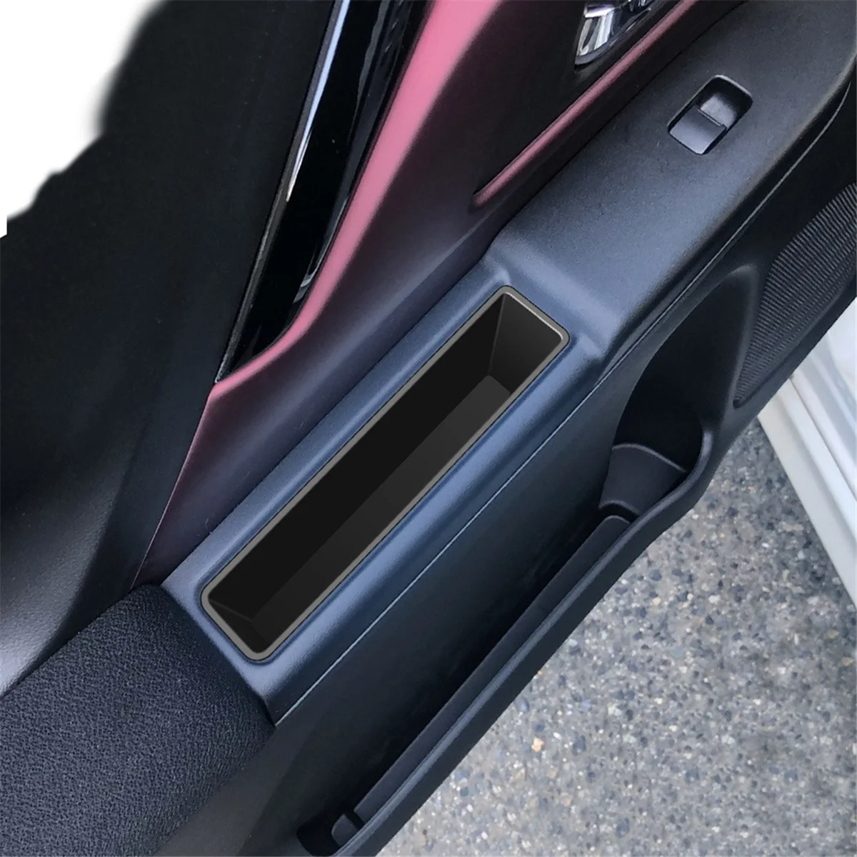 Car Front Door Storage Box Silicone Organizer Holder Tray for SPACIA 2024 SPACIA Custom MK04 Series