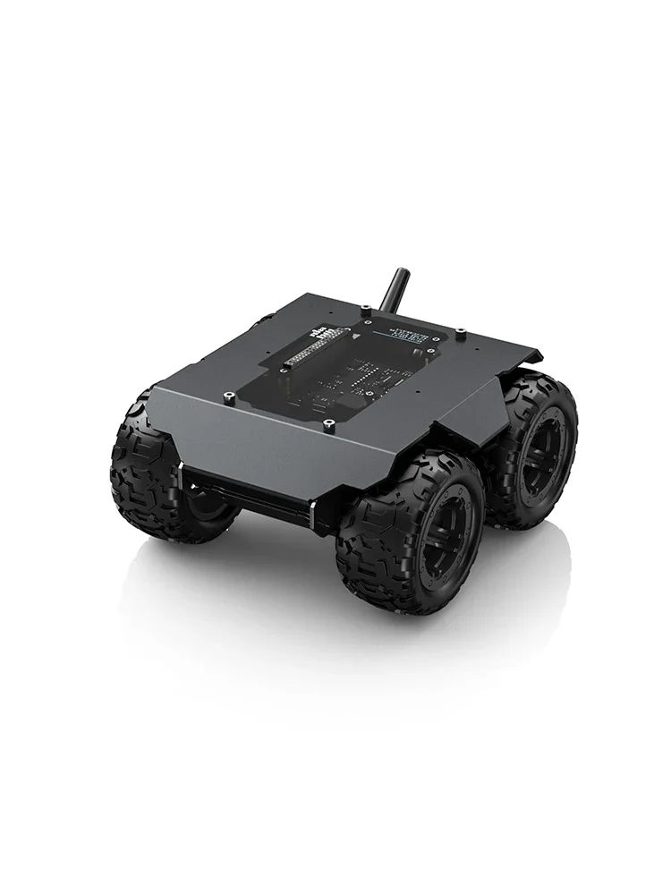 Extended four-wheel drive chassis for all metal robot car