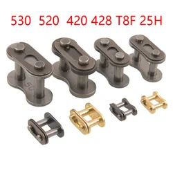 1 Pcs Motorcycle Chain Buckle Ring Link 25H# T8F# 420# 428# 530# Connector-Lock-Set Clip Scooter Motorcross