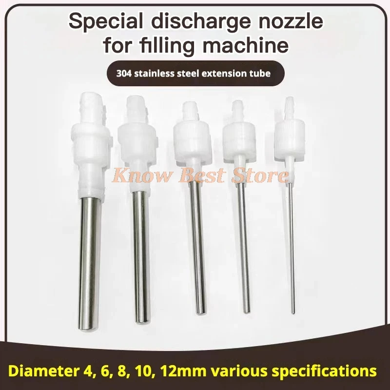 1PCS Filling Nozzle for Liquid Filling Machines 4mm 6mm 8mm 10mm 12mm Can Be Chosen