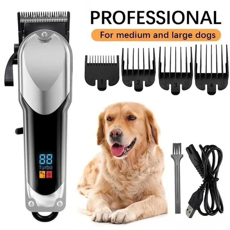 Dog Hair Cutting Machine Pet Puppy Dogs Hairstyles Clipper Cat Dog Beauty Trimmer Fur Clippers Pets Cats Grooming Shaver Tools