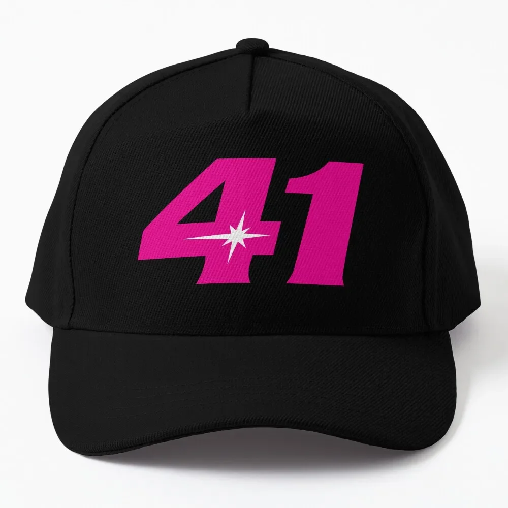 Aleix Espargaro Number 41 Pink Baseball Cap Christmas Hat Trucker Cap Hood Men'S Baseball Cap Women'S