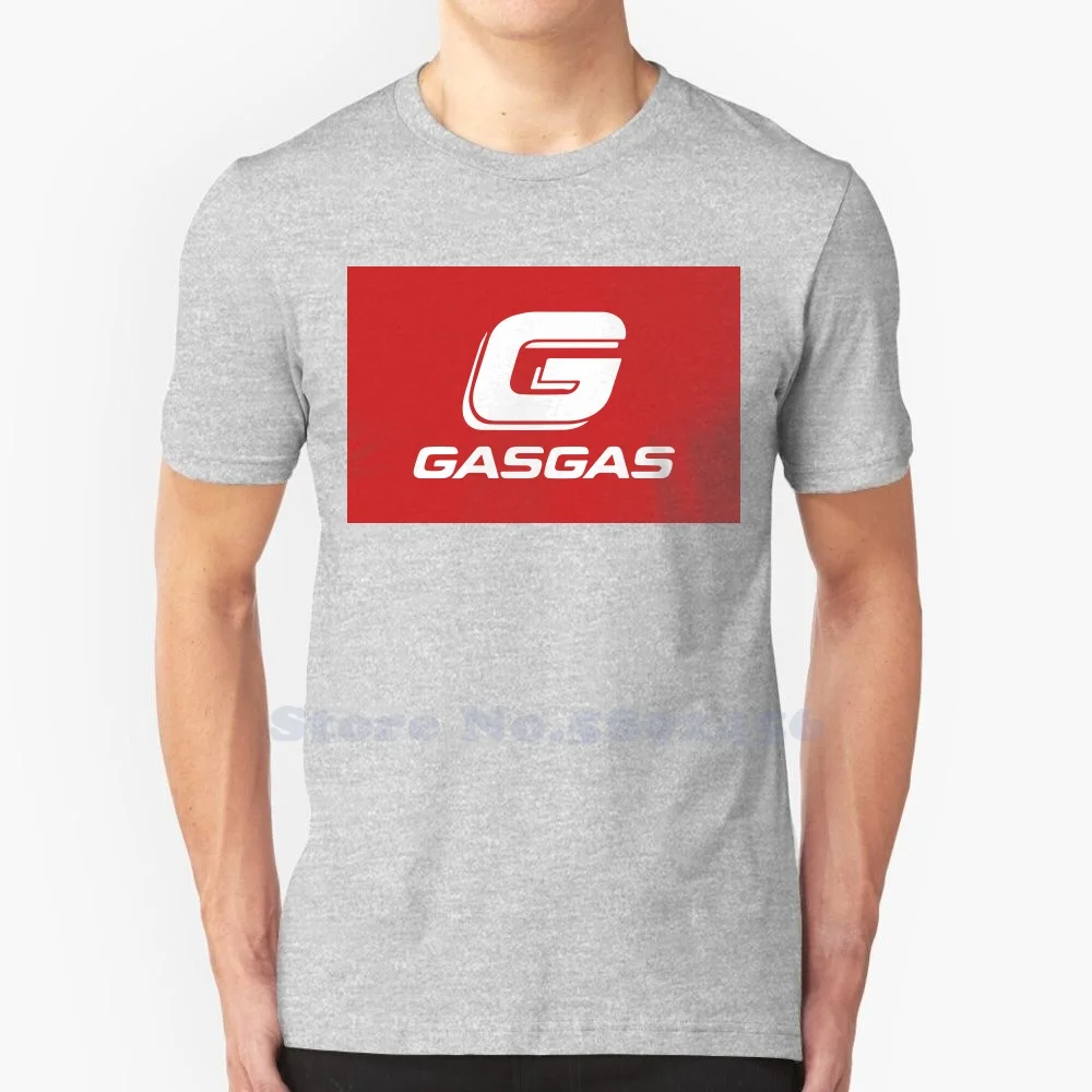 Gas Gas (GASGAS) Logo High-quality T Shirts Fashion T-shirt New 100% Cotton Large Size Tee