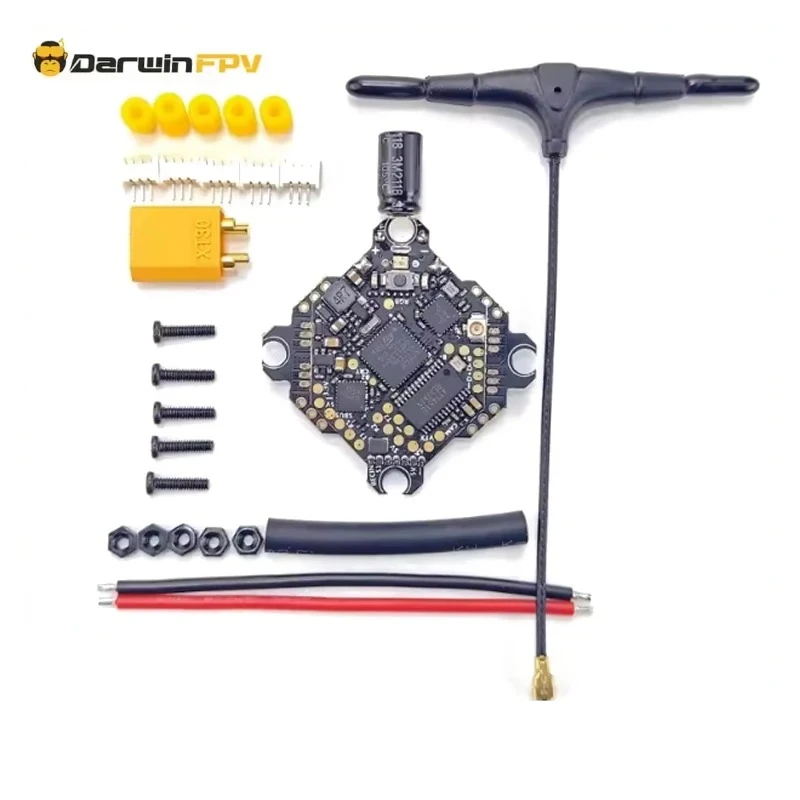DarwinFPV F411 ELRS AIO Flight Controller Whoop Blheli_S Betaflight F4 15A OSD BEC BL_S 1-3S 4In1 ESC for RC Drone FPV Racing