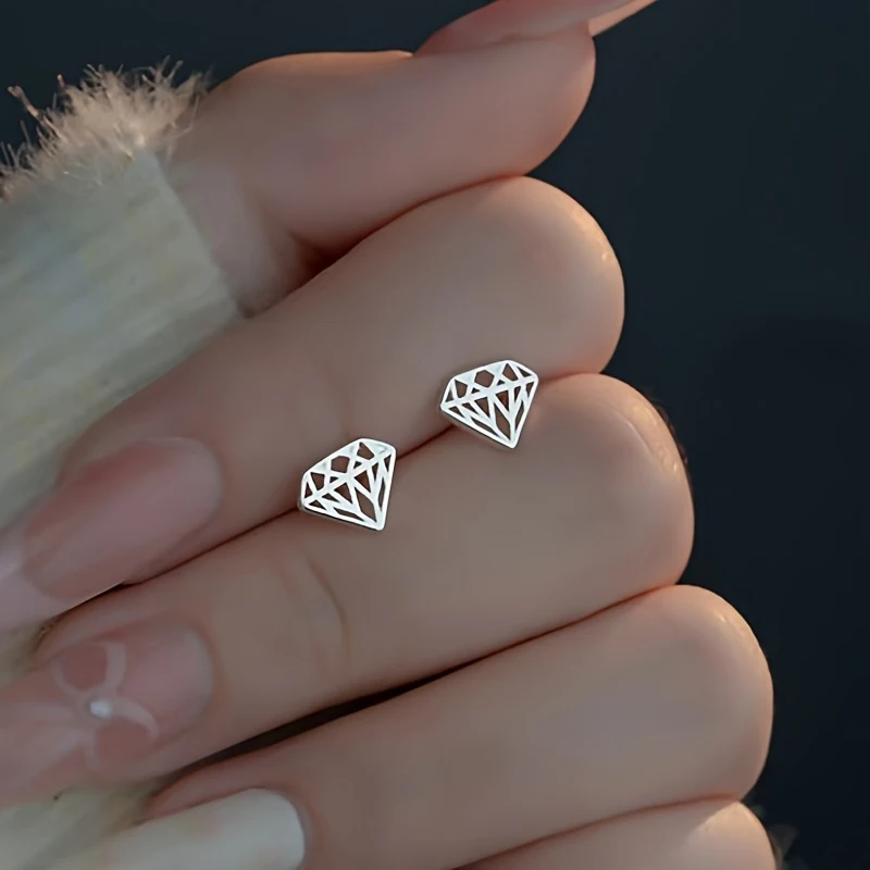 Custom 2pcs Stainless Steel Pattern Earrings Custom Photo Logo Women's Jewelry Personalized 0 Allergy Earrings Girlfriend Gift