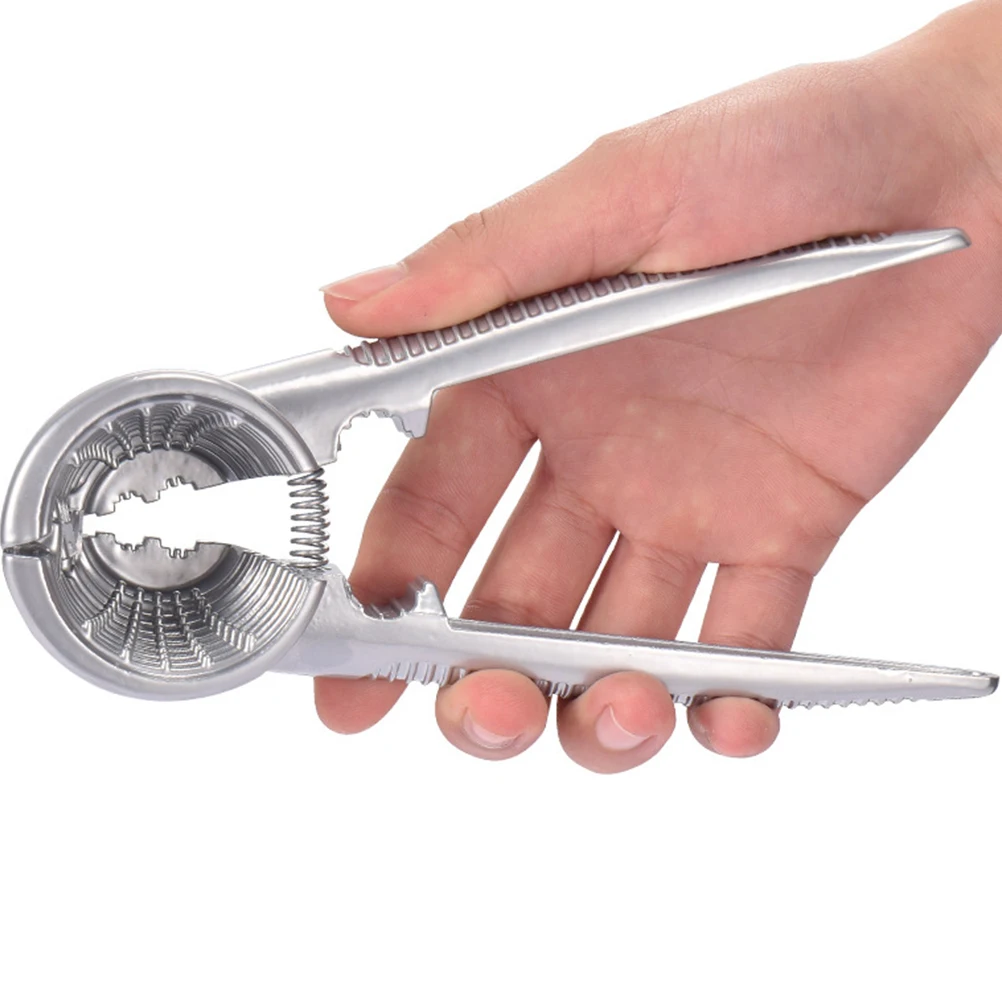

1Pcs Walnut Cracker Aluminum Alloy Nut Opener Heavy Duty Non-Slip Grip for Hard Shell Foods Home Kitchen Gadgets Pecan Hazelnut
