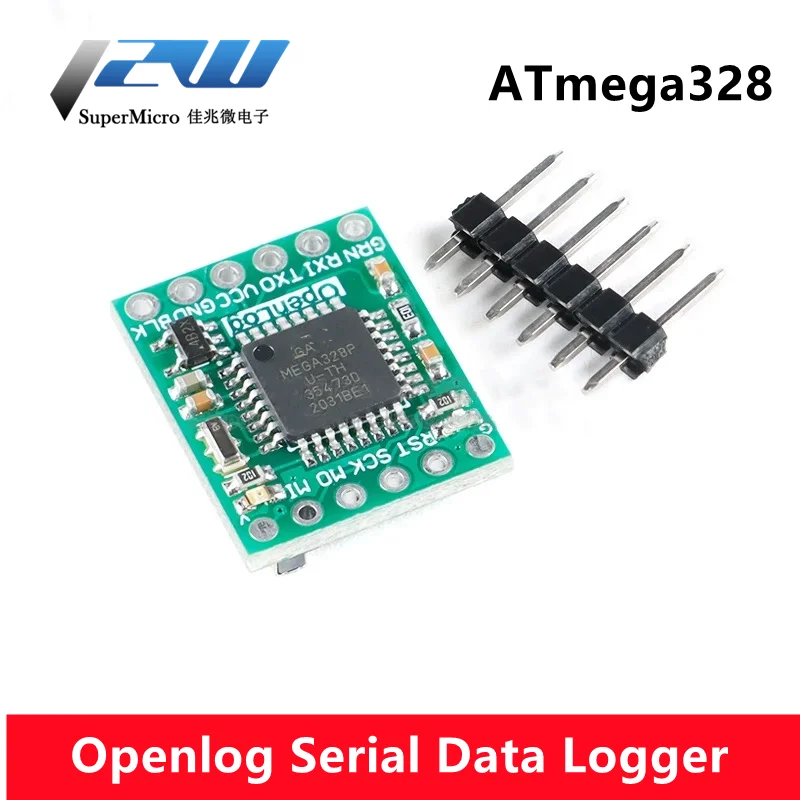 1pcs Openlog Serial Data Logger Open Source Data Recorder ATmega328 Support Micro SD for arduino