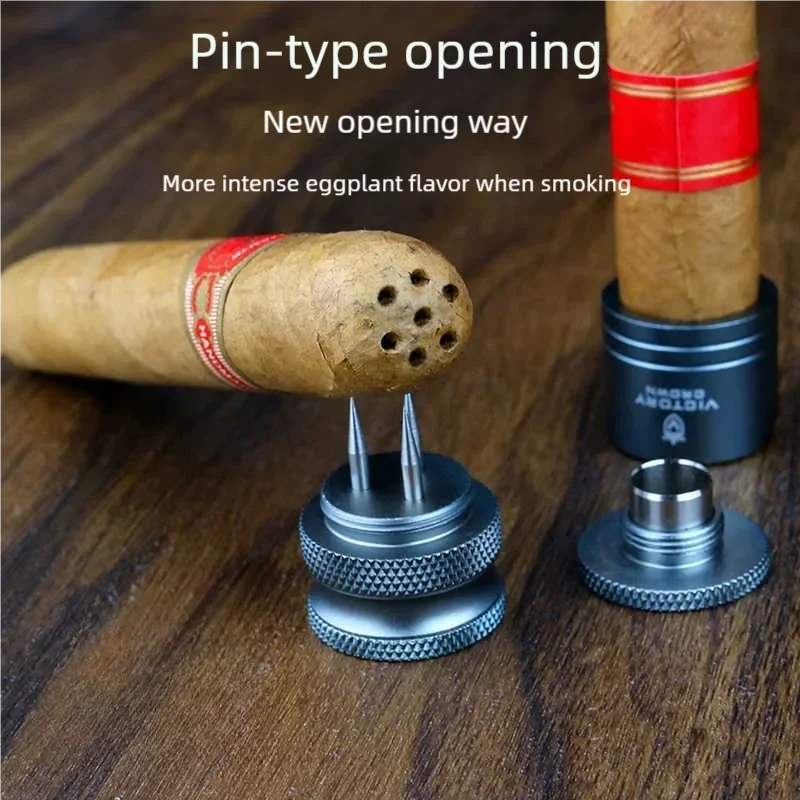 

5 в 1, дырокол для сигар, металлический держатель для сигар, игла для усилителя сигар, резак, держатель для сигар, аксессуары для курения