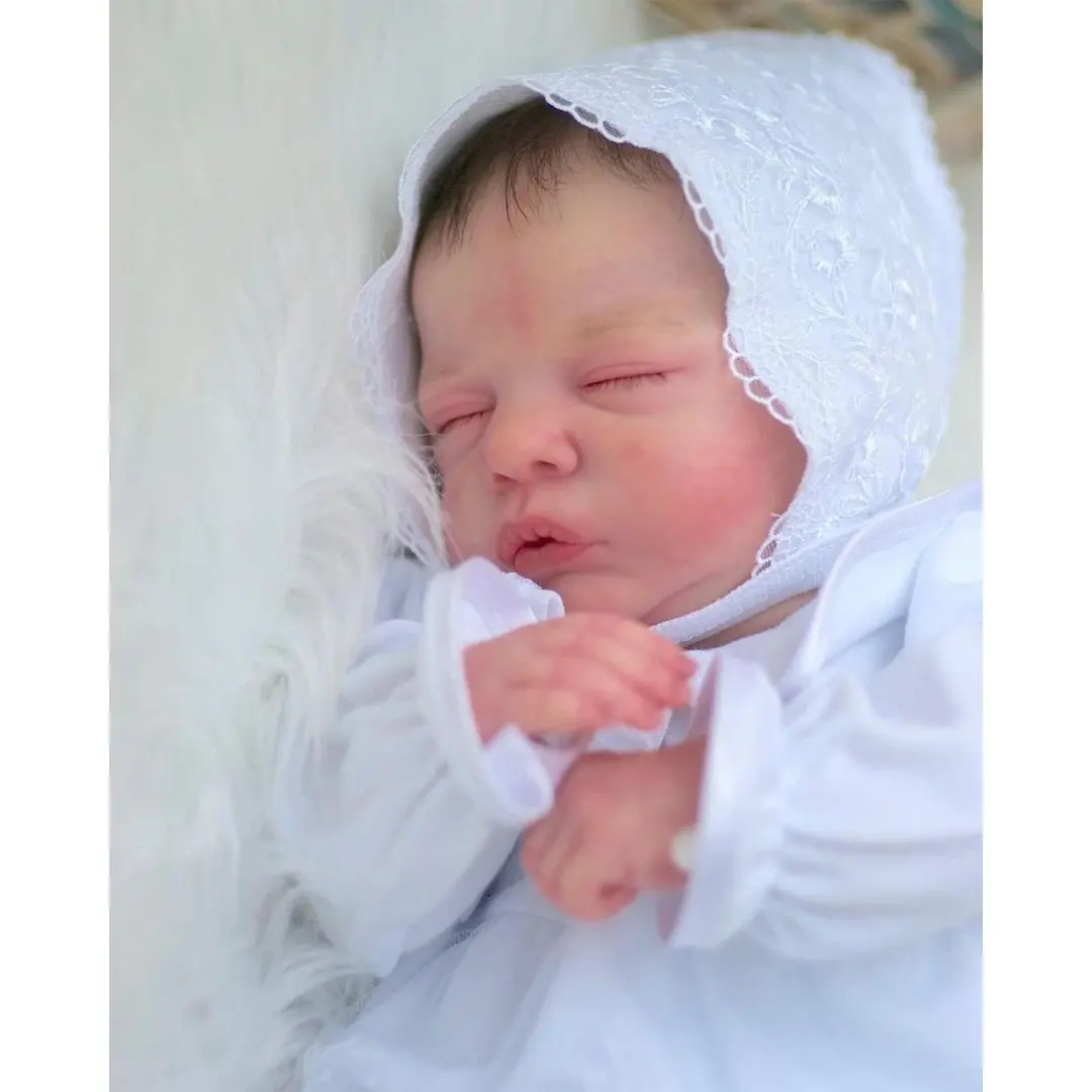 19-Zoll-Set Romy Reborn Baby Doll Kit Schlafende Babyformen Blanko Unbemalt Unmontiertes Kit Reborn Baby Doll Blanko Kit