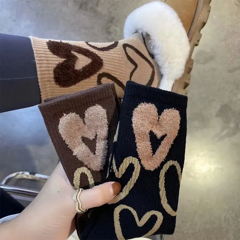 Socks Women Female Ins Tide Spring Autumn Socks Korean Calcetines Mujer Street Skateboard Short Crew Socks Kawaii Gift For Girls