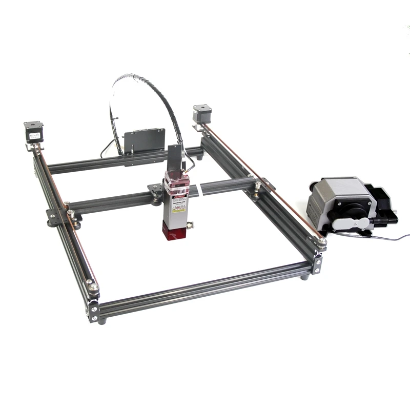 A0 LY Frame-Mounted Pulley Laser Cutting and Engraving Machine with 10W Offline Control Kit, Web, Wifi, Android App and Air Pump