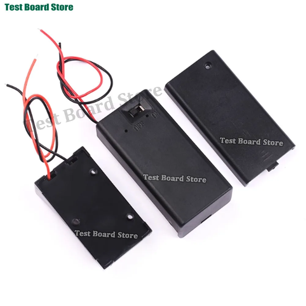 9V Battery Box Clip I-type T-shaped with PH2.0 XH2.54 DuPont DC 5.5X2.1 Male and Female Adapter Cable 9 Volt Battery Holder DIY - Image 6